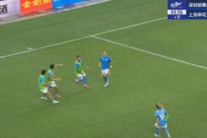 锁定胜局！杜加利奇高速前插低射破门，深圳3-1申花