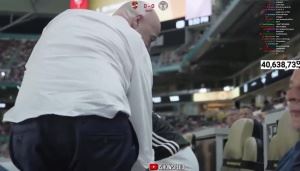 Speed坐因凡蒂诺位置&穿他外套：我是FIFA主席了 C罗是世界杯冠军